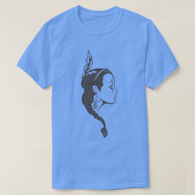 Native American Kusten Salish (7) T Shirt (Design framsida)