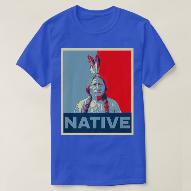 Native American Lakota T Shirt (Design framsida)