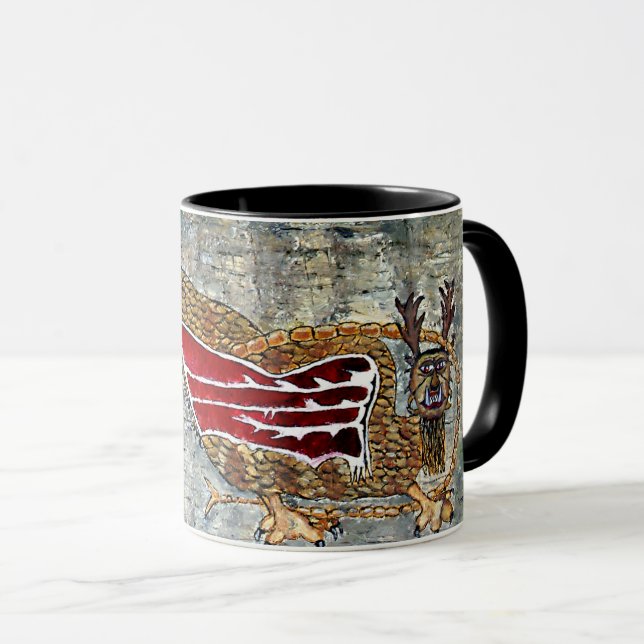 Native American Legend Piasa Bird Mugg (Framsida höger)