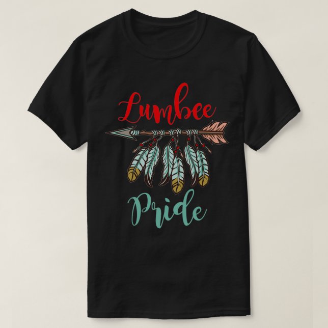 Native American Lumbee  T Shirt (Design framsida)