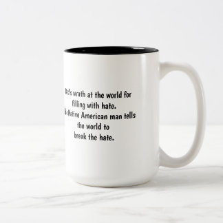 Native American man Två-Tonad Mugg