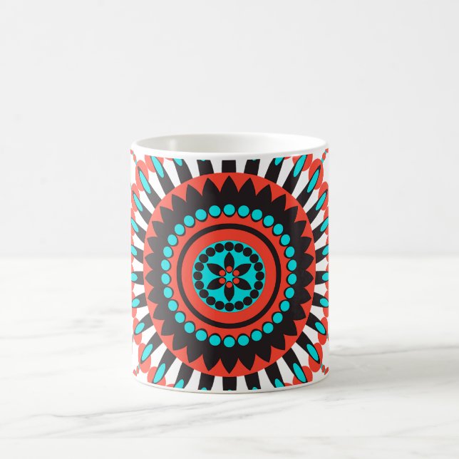 Native American Mandala Kaffemugg (Center)