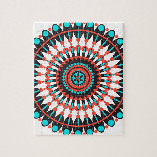 Native American Mandala Pussel (Vertikal)