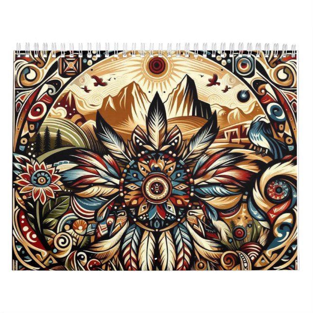 Native American Mandalas Kalender (Omslag)