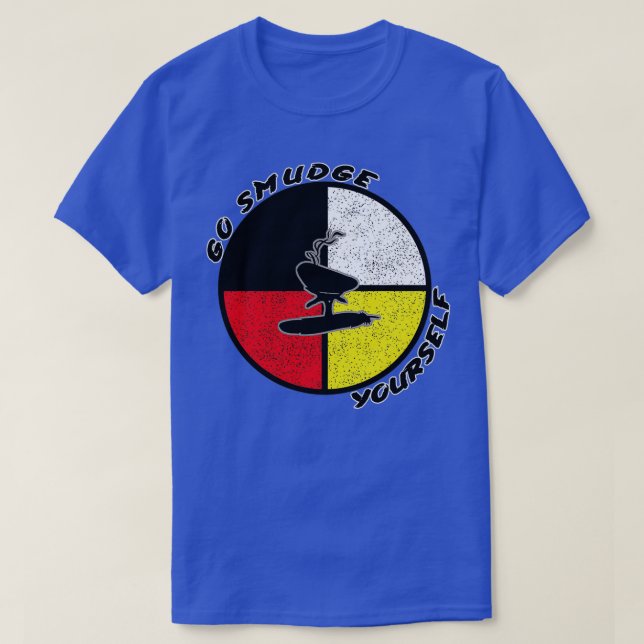 Native American Medicine Wheel Smeta själv T Shirt (Design framsida)
