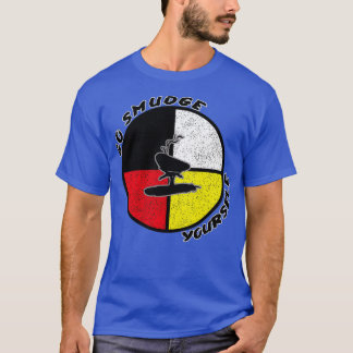Native American Medicine Wheel Smeta själv T Shirt