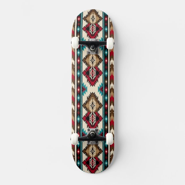 Native American Mini Skateboard Bräda 18,5 Cm (Framsida)