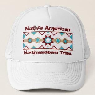 Native American Mönster Hat Keps