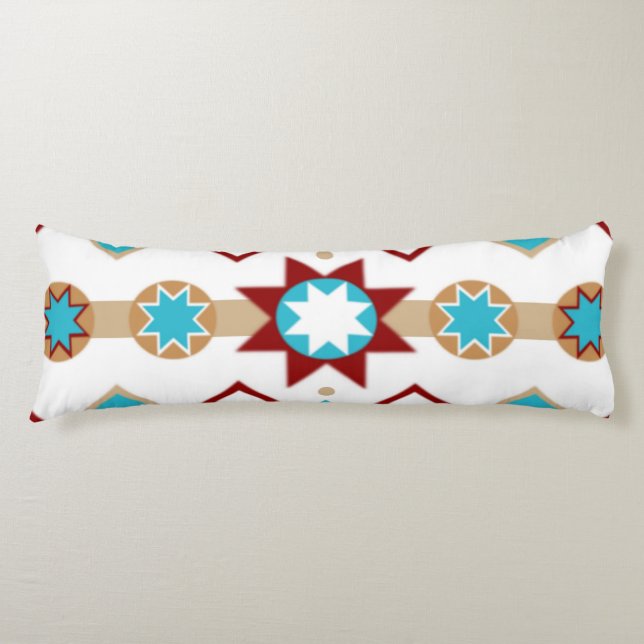 Native American Mönster Kroppskudde (Framsidan)