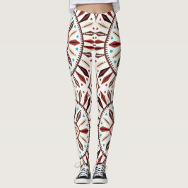 Native American Mönster Leggings
