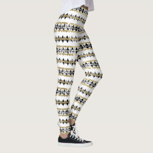 Native American Mönster Leggings