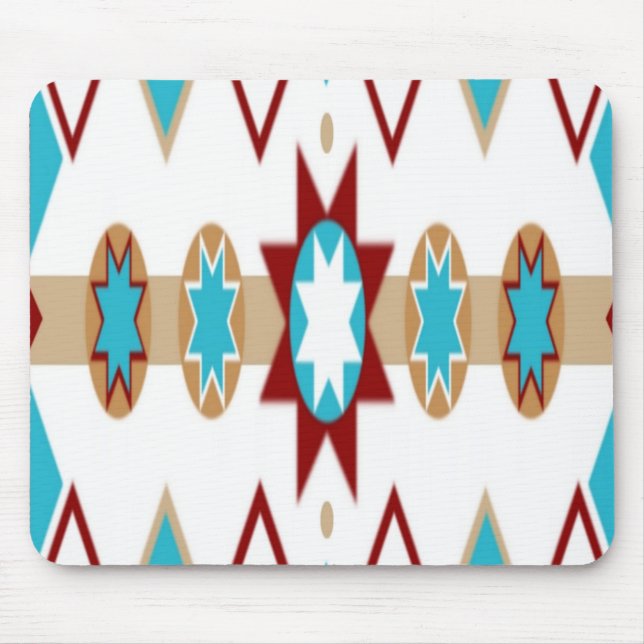 Native American Mönster Mousepad Musmatta (Framsidan)