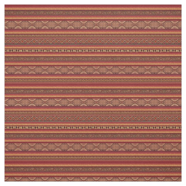 Native American Mönster Tyg (Provkarta)