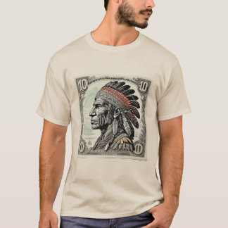 Native american motif Art T Shirt