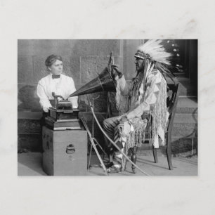 Native American Music, 1915 Vykort