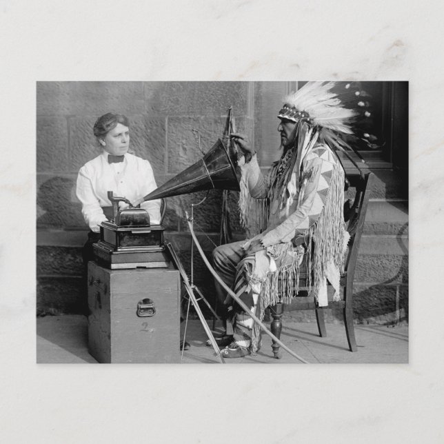 Native American Music, 1915 Vykort (Framsida)