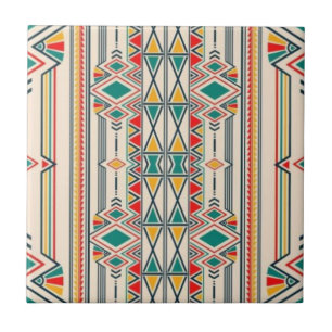 Native American Navajo Tribal Mönster Kakelplatta