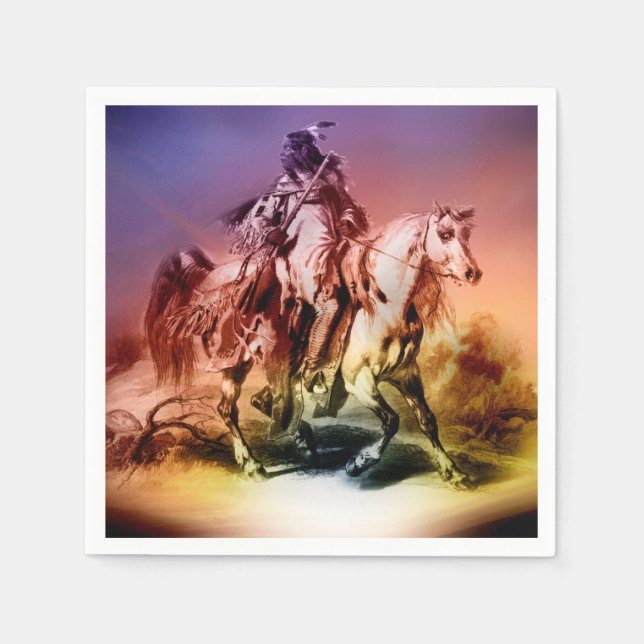 Native American Pappersservett (Framsidan)