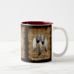 Native American Peace Feathers Designer Mugg