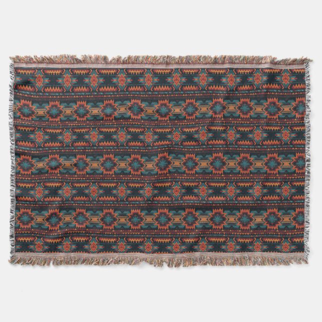 Native American Pendleton Throw Blanket Filt (Framsidan)