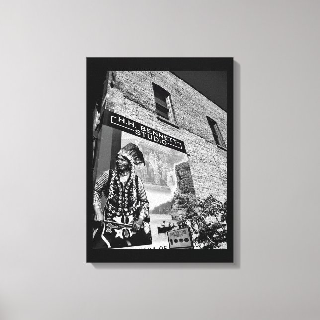 Native American Photo Canvastryck (Framsida)