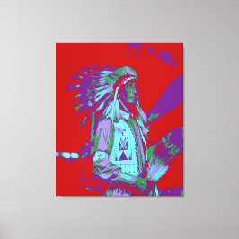 Native American Pop Art Canvastryck