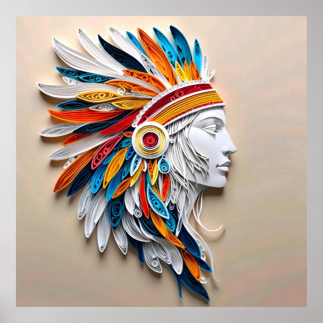 Native American Poster (Framsidan)