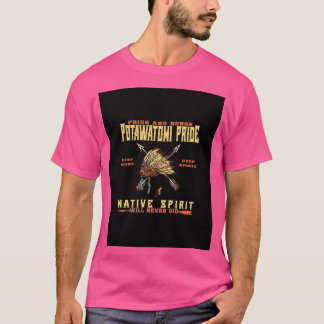 Native American potawatomi-pride och hona Graphic T Shirt