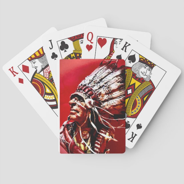 Native American Pride Classic Playing Cards Casinokort (Baksidan)