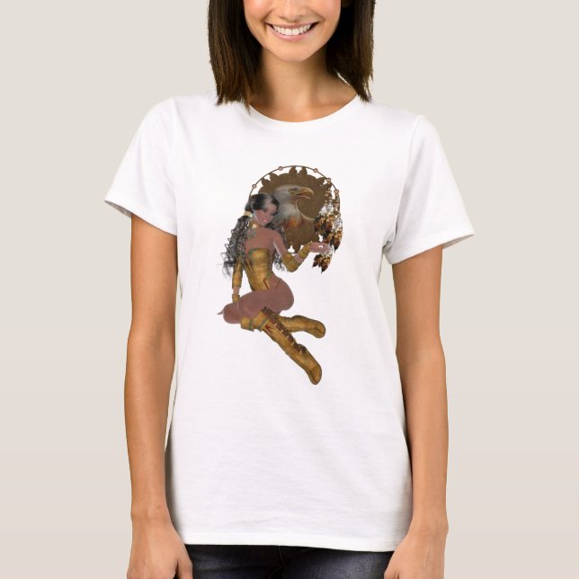 Native American Princess Mandala Shirt T-shirt (Framsida)
