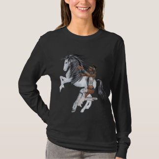 Native American Princess och Stallion Shirt Tröja
