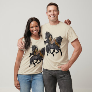 Native American Princess och Stallions Shirt T