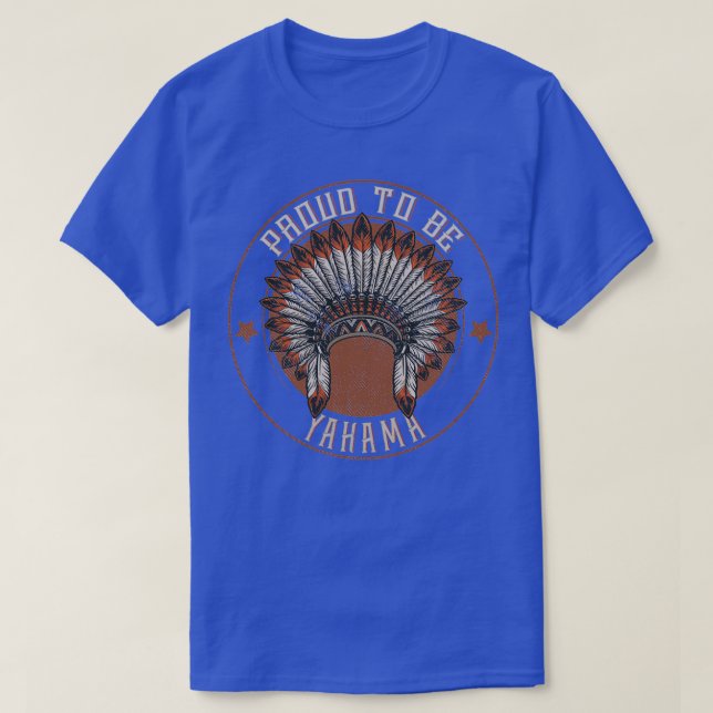Native American Proud to Yakama stam  T Shirt (Design framsida)