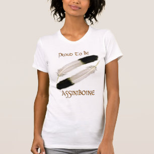 Native American 'PROUY TO BE ASSINIBOINE' Series Tee
