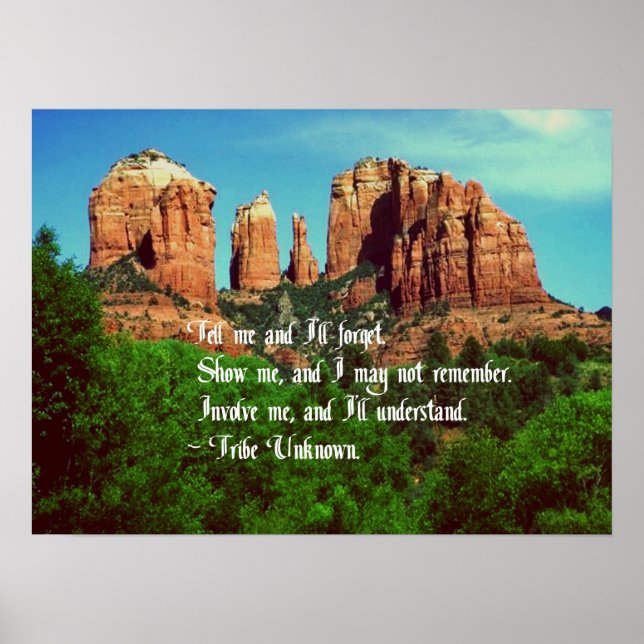Native American Proverb Poster (Framsidan)