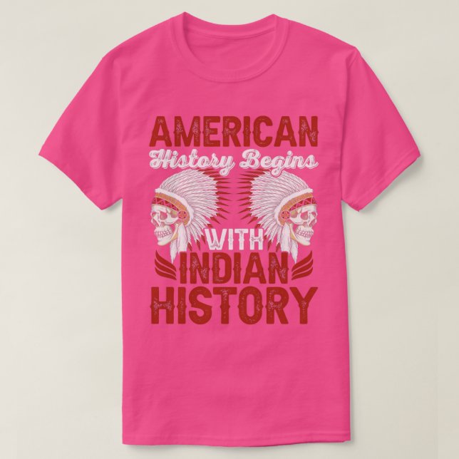 Native American Quote Amerikansk historia T Shirt (Design framsida)