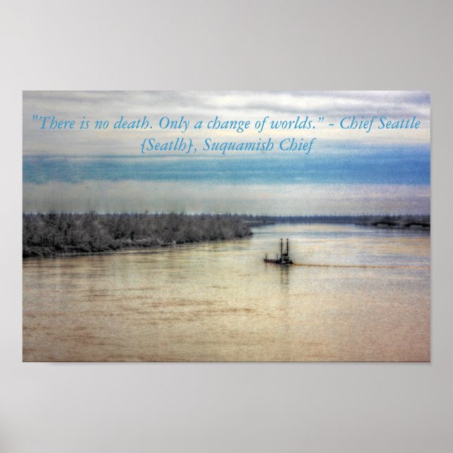 Native American Quote Chief Seattle Poster (Framsidan)