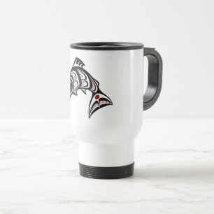 Native American Red Black Art Haida Salmon Resemugg