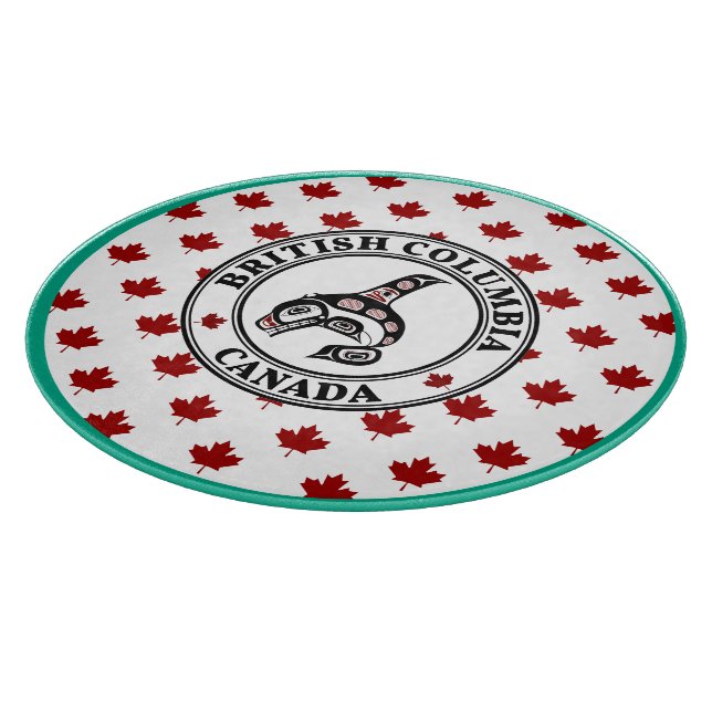 Native American Red Black Art Orca Killer Whale (Hörn)