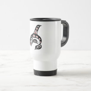 Native American Red Black Art Orca Killer Whale Resemugg