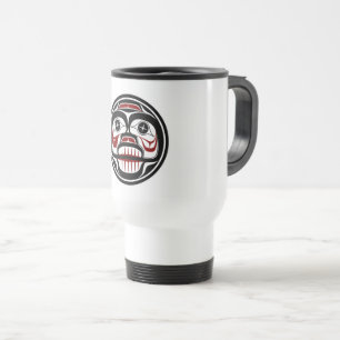 Native American Red Black Haida Art Weeping Skull Resemugg