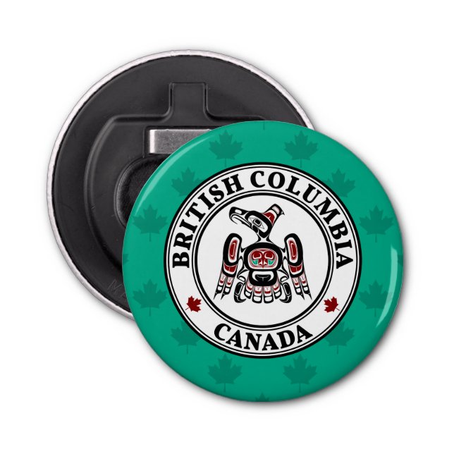 Native American Red Black Kaigani Thunderbird Flasköppnare (Framsidan)