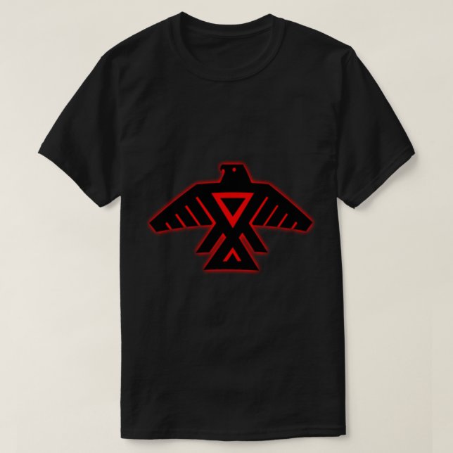 Native American Red Thunderbird Classic T-Shirt (Design framsida)