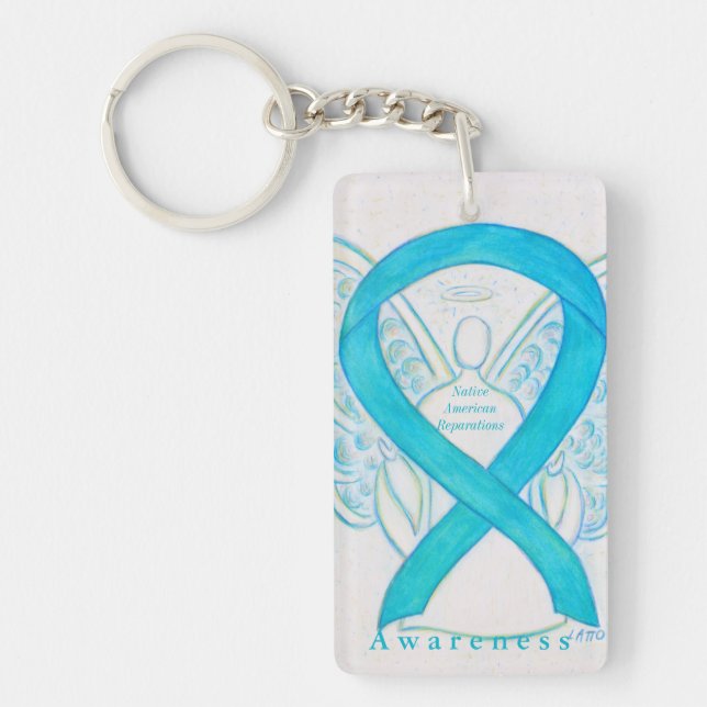 Native American Reparations Angel Ribbon Keychain (Framsidan)