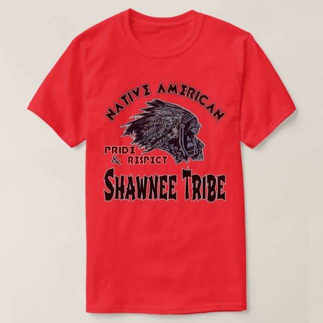 Native American Shawnee stam  T Shirt (Design framsida)