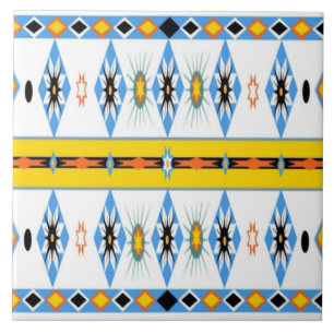 Native American Shoshone-panel Kakelplatta