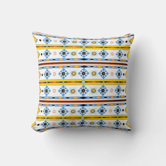 Native American Shoshone Pillow Kudde (Framsida)