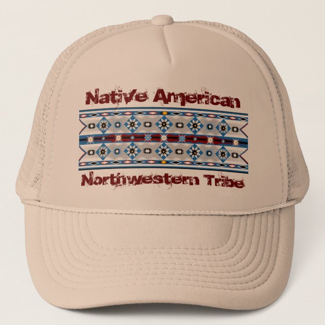 Native American Sioux Hat Truckerkeps (Framsida)