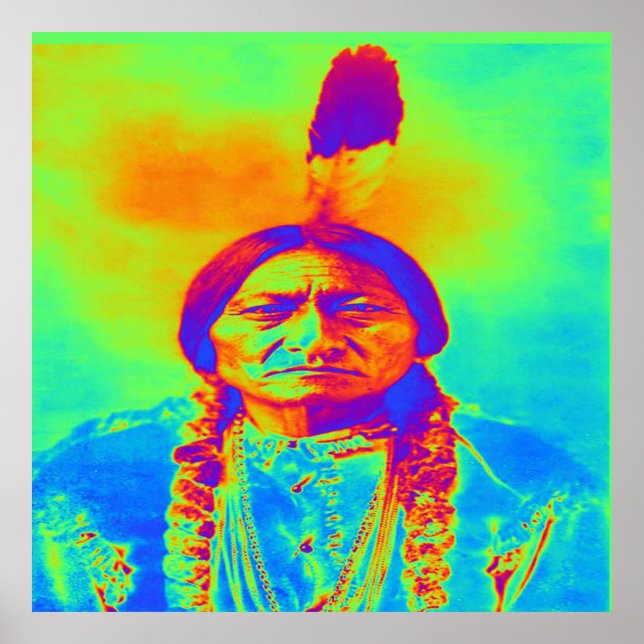 Native American Sitta Bull Poster (Framsidan)