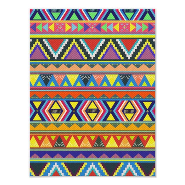 Native American Southwest Colorful Fototryck (Framsidan)